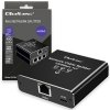 Qoltec Rozdzielacz Splitter Ethernet mini SWITCH 1x3 RJ45 | 1000Mb/s |  USB-C | Aluminium